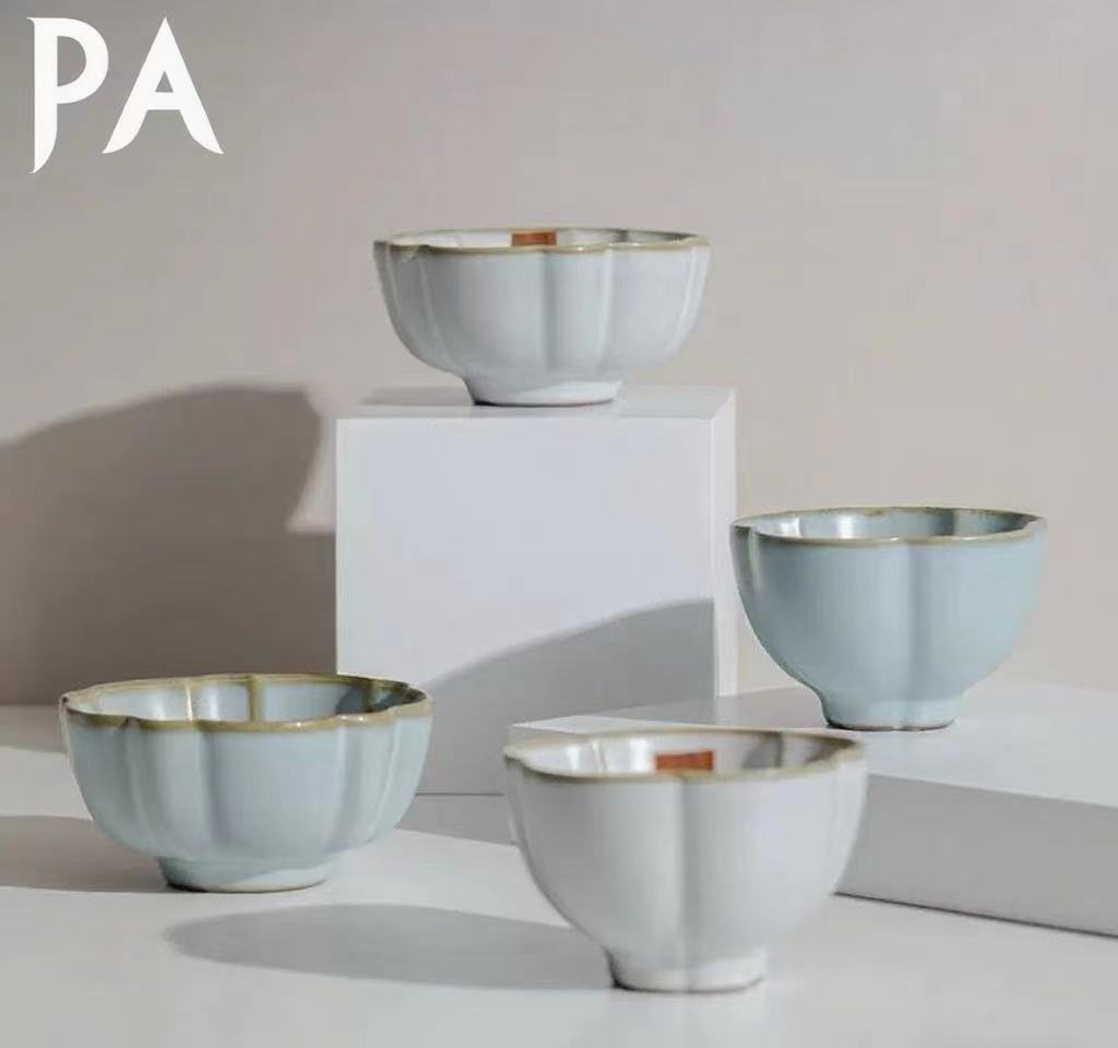 Song Dynasty Chinese retro-style Ruyao ceramic incense candle