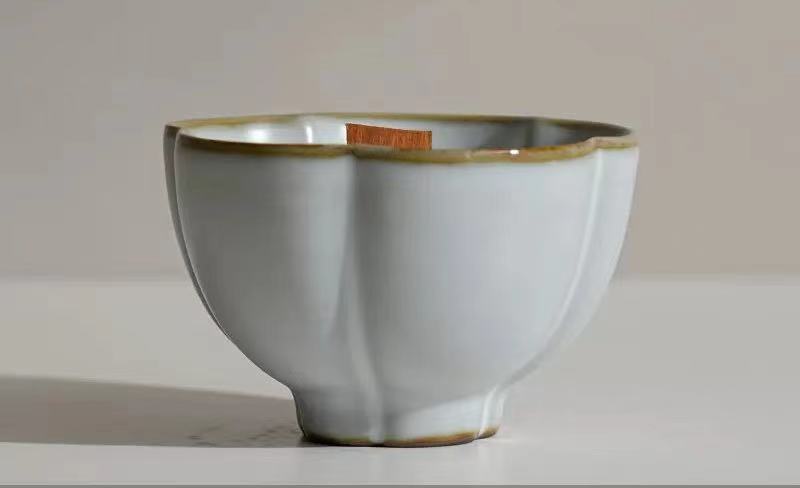 Song Dynasty Chinese retro-style Ruyao ceramic incense candle